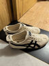 Onitsuka Tiger鬼塚虎春夏男女帆布一腳蹬懶人鞋MEXICO 66? SLIP-ON 1183A360 米色/藏青色 37.5 曬單實(shí)拍圖