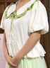 碧彩雅（BICAIYA）女童夏季套裝新款9-14歲女大童學(xué)生夏天薄款短袖寬松長(cháng)褲兩件套潮 杏色短袖+綠色闊腿褲 150 （S）碼【建議75-90斤】 曬單實(shí)拍圖