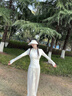 防曬衣女夏季2025新款冰絲修身薄款上衣防紫外線高級感運動外套 白色 【防曬升級透氣款】 L 【推薦110-125斤 曬單實拍圖