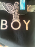BOY LONDON春夏情侶款涼感炫彩翅膀印花潮牌短袖T恤N01912 黑色 M 曬單實(shí)拍圖