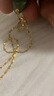 周六福足金999黃金項鏈女滿(mǎn)天星細款AA051318約4.78g45cm生日禮物計價(jià) 曬單實(shí)拍圖
