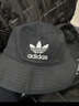 adidas adicolor時(shí)尚運(yùn)動(dòng)遮陽漁夫帽子男女阿迪達(dá)斯官方三葉草   黑色/白   OSFM 曬單實(shí)拍圖