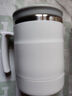 共禾京品馬克杯陶瓷杯子咖啡杯情侶茶杯男女大容量380ml 帶勺帶蓋(白色) 曬單實(shí)拍圖