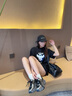 Cmxvz Kabot老爹鞋女士2025新款夏季爆款休閑運(yùn)動(dòng)阿甘鞋松糕底厚底增高老爹鞋 米白色 40 曬單實(shí)拍圖
