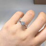 莉卡奎尼情侶戒指女莫桑鉆對戒生日禮物送女朋友老婆求婚結婚表白情人節(jié) 一克拉男女對戒【免費刻字】 曬單實拍圖