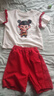 G.DUCKKIDS小黃鴨女童夏季套裝新款哪吒衣服裝兒童棉短袖上衣中小童女孩褲子 圖片色 130 尺碼7~8歲【120-130cm】cm 曬單實拍圖