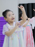 安妮優(yōu)兒漢服女童夏款古裝連衣裙2025新款夏季小女孩兒童公主裙子 紫色140 曬單實拍圖