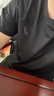 亞瑟士ASICS運動(dòng)T恤男子反光夜跑短袖透氣舒適上衣 2011D069-001 黑色 L 曬單實(shí)拍圖