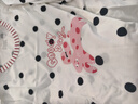 久歲伴【親子裝】兒童睡衣女童家居服少女媽媽可穿夏季薄款短袖短褲套裝 白色 160 /身高150-162體重90-105斤 曬單實(shí)拍圖
