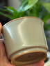 欣義汝窯粉青竹節杯景德鎮純手工陶瓷茶杯不開(kāi)片汝瓷大容量主人杯 粉青竹節杯容量150ml不開(kāi)片 曬單實(shí)拍圖