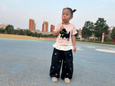 LUSON小O寶童裝寶寶夏季褲子薄款2025新女童荷葉邊屁簾燈籠防蚊褲 曬單實(shí)拍圖