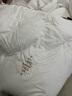 康爾馨【希爾頓系列】抗菌被芯 60S純棉纖維被子 全棉提花秋冬四季被 白色-希爾頓套房款 【冬被】加厚款200*230cm 曬單實(shí)拍圖