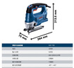 【9成新】博世（BOSCH）GST 700 曲線(xiàn)鋸 500瓦插電式 木材切割無(wú)級(jí)變速 曬單實(shí)拍圖