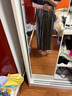 對(duì)白【三宅褶皺褲】空氣褲九分休閑褲女2025夏新款垂感顯瘦闊腿褲 蒼苔綠 L 曬單實(shí)拍圖