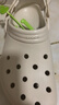 crocs卡駱馳蝸輪洞洞鞋|208776 水泥灰-160 40(250mm)  曬單實拍圖
