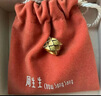 周生生黃金轉(zhuǎn)運珠王安宇同款 酷黑足金串珠XL龍鱗不含手鏈繩94750C定價 曬單實拍圖