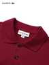 LACOSTE法國鱷魚(yú)男士時(shí)尚修身商務(wù)休閑純色百搭短袖Polo衫|PH6348 476/波爾多酒紅 M 4 曬單實(shí)拍圖
