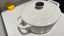 雙立人（ZWILLING）琺瑯鑄鐵鍋湯鍋燉鍋微壓鍋雙耳煲湯鍋24cm燉肉鍋電磁爐通用火鍋 白色鑄鐵鍋 24cm 3.8L 曬單實拍圖