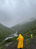 伯希和（Pelliot）戶外雨衣露營登山徒步雨披三合一折疊便攜防雨裝備165039009黃色 曬單實拍圖