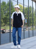 TOMMY JEANS25新款秋冬男裝美式復(fù)古中藍(lán)色水洗寬松錐形褲牛仔褲20191 牛仔藍(lán)1BJ 31 曬單實(shí)拍圖