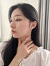 夢(mèng)黛麗品牌耳飾女【S999銀】2025年新款高級(jí)感時(shí)尚飾品耳釘送女友禮物 【白鋯石】四葉草耳釘 曬單實(shí)拍圖