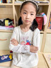 雪倫朵兒童冰絲防曬袖套男女童夏季寬松手袖小學(xué)生透氣紫外線手臂套護袖 均碼【白色+藍(lán)色】 曬單實拍圖