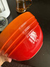 酷彩（Le Creuset）法國多功能小碗米飯湯面碗多色早餐兒童寶寶碗12cm桔色 曬單實(shí)拍圖