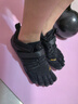 Vibram五指鞋女赤足鞋深蹲硬拉跳繩室內(nèi)健身鞋綜合運(yùn)動(dòng)訓(xùn)練跑步鞋五趾鞋 黑色（建議拍大一碼） 37 曬單實(shí)拍圖