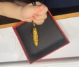 泰聚福水貝金包銀盤龍柱吊墜大龍柱吊墜男款金盤龍柱掛墜情侶款首飾 金0.8克 龍柱吊墜-總重約15克 曬單實拍圖