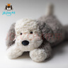 Jellycat唐布利牧羊犬動(dòng)物毛絨玩偶安撫玩具狗公仔送禮娃娃生日禮物擺件 淺灰色 Medium 曬單實(shí)拍圖