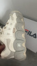 FILA 斐樂(lè)可頌鞋復(fù)古運(yùn)動(dòng)鞋女冬休閑鞋老爹鞋 豆腐白/燕麥色-TO 37.5 (235mm) 曬單實(shí)拍圖