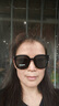 BOLON暴龍眼鏡王鶴棣同款黑超方框太陽鏡墨鏡男女防曬防紫外線BL3111 C10-灰色/亮黑偏光 曬單實拍圖