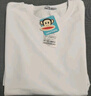 大嘴猴（paul frank）短袖男士夏季潮圓領(lǐng)T恤男休閑寬松220g重磅純棉男裝 白色 2XL  曬單實(shí)拍圖