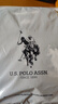 U.S. POLO ASSN.女士短袖POLO領(lǐng)白色連衣裙A版中裙寬松休閑長款T恤裙 藏藍(lán)色 M  曬單實(shí)拍圖