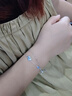 銀千惠999足銀鯨魚手鏈女士雙層手環(huán)時尚飾品七夕情人節(jié)生日禮物送女友 鯨生有你手鏈/999足銀+七倉配送/當(dāng)次日達(dá) 紀(jì)念日禮物/精美禮盒/送女友 曬單實(shí)拍圖