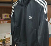 三葉草（Adidas）經(jīng)典款 三條紋刺繡logo休閑 翻領 短款 夾克 外套 女 JI7536 S 曬單實拍圖