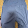 徽昂運(yùn)動(dòng)套裝女瑜伽服套裝跑步健身服速干衣胸墊t恤拼接短袖長(zhǎng)褲藍(lán)XXL 曬單實(shí)拍圖