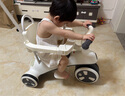 貝趣兒童三輪車嬰兒車1-3歲遛娃神器推車寶寶腳踏車小孩輕便溜娃車 頂配灰 丨剎車+燈音樂+推桿+頂棚 推騎兩用一周歲生日禮物 曬單實拍圖