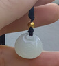 中國黃金（CHINA GOLD）黃金項鏈女足金和田玉小胖福吊墜七夕情人節(jié)禮物送女友老婆 和田玉小胖福+金珠【甄選禮盒】 曬單實拍圖