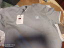 花花公子（PLAYBOY）短袖T恤男士夏季寬松上衣服V領(lǐng)冰絲潮流時(shí)尚半袖休閑涼感體恤 曬單實(shí)拍圖