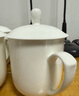 陶相惠 茶杯骨瓷辦公杯會議杯陶瓷蓋杯開會杯子商務(wù)辦公水杯帶蓋10只裝 曬單實拍圖