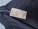 無(wú)印良品（MUJI）女式 水洗 平紋 短褲女夏 褲子 休閑短褲 多巴胺純棉全棉BEC27A3S 黑色 L 165/70A 曬單實(shí)拍圖