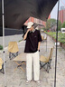 安初夏假兩件polo衫短袖t恤男款2025新款夏季穿搭美式高級感痞帥上衣服 黑色 L （105斤-120斤） 曬單實(shí)拍圖