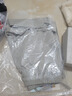 品彩（PinCai）休閑短褲女高腰開叉潮流五分褲港味闊腿短褲P52X071 曬單實拍圖