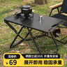麥瑞迪戶(hù)外桌折疊桌子露營(yíng)桌戰術(shù)桌輕量化鋁合金野餐桌戶(hù)外桌椅套裝 黑色-戰術(shù)桌 曬單實(shí)拍圖