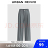 UR2025夏季新款女裝格雷系學(xué)院風(fēng)壓褶無(wú)袖連衣裙UYU750063 曬單實(shí)拍圖