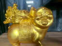 莫尼森  MOREISAN黃銅小豬擺件白菜生肖豬客廳玄關(guān)辦公室桌面喬遷開業(yè)禮品生日禮物 財富豬-小號(金色升級款) 曬單實拍圖