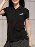 彪馬（PUMA）t恤女裝 夏季新款時尚刺繡logo運動上衣透氣休閑翻領(lǐng)短袖polo衫 01-時尚黑色Polo衫 L (165/88A) 曬單實拍圖