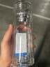 【京東物流】加厚雙層玻璃杯男士水杯防燙帶蓋過濾網(wǎng)茶杯子泡茶 透明 300ml 1只 高山流水 曬單實(shí)拍圖