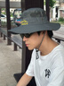 Charm Kendo防曬帽男夏季遮陽(yáng)帽子登山帽大帽檐釣魚(yú)太陽(yáng)帽防紫外線漁夫帽 深灰 實(shí)用生日禮物送男友老公 曬單實(shí)拍圖